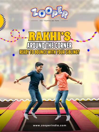 Rakhi is around the corner. Are you ready to bounce with your sibling? Celebrate the special bond with jumps and giggles.