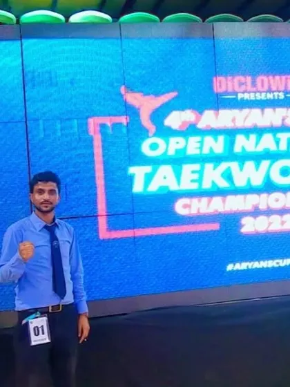Ready for my duties as an official at a national championship. It is important to give back to the taekwondo community.