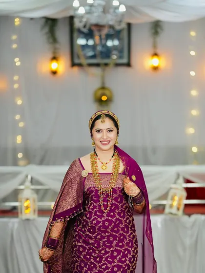 Iva looking absolutely radiant at her wedding reception. It's a joy to create outfits that become a part of such cherished memories.
