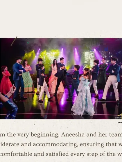"From the very beginning, Aneesha and her team were considerate and accommodating, ensuring that we were comfortable and satisfied every step of the way."