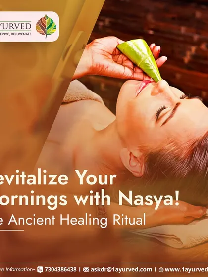 We revitalize your mornings with the ancient healing ritual of Nasya. This 20-minute process involves a gentle massage with warm medicated oil followed by the nasal installation of medicine to clear the head's channels, offering relief from sinus congestion and cervical spondylosis.