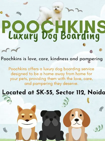 You can find us here! We offer luxury dog boarding with all the love, care, and pampering your pet deserves. We are located at SK-55, Sector 112, Noida.