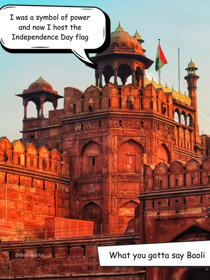 Red Fort chimes in: "I was a symbol of power, and now I host the Independence Day flag." Each monument has a story of transformation, which we explore on our walks.
