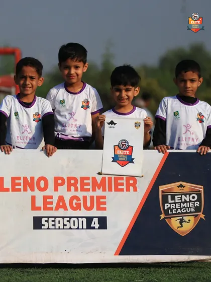 Our U7 team, proud to represent the academy at the Leno Premier League Season 4.