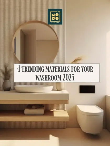 Planning a washroom update for 2025? This series explores four trending materials, from timeless marble to modern terrazzo, that will elevate your space.