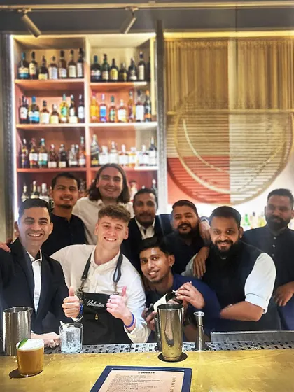 The team behind the bar during our takeover event. It's all smiles when you're working with the best in the business. Cheers to a great night!