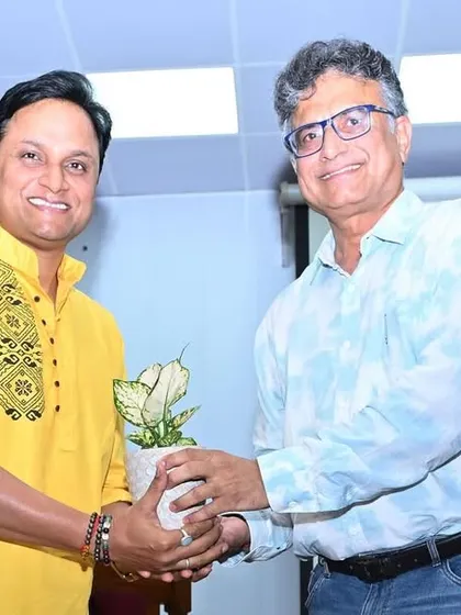 Receiving a token of appreciation after a successful wellness workshop. It's an honor to partner with organizations that prioritize their employees' health.