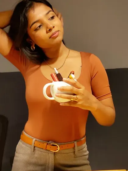 The right jewelry completes an outfit. Here I'm showcasing some of my favorite versatile, anti-tarnish pieces. Notice how the warm gold tones in the first photo complement my warm-toned top, while the red heart pendant adds a pop of color against the green.
