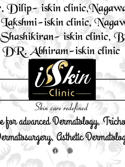 This graphic introduces our team of dedicated doctors at the Nagawara and BTM clinics. We are a center for advanced dermatology, trichology, and dermatosurgery, staffed by qualified professionals.