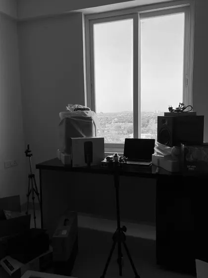 This is where the magic is made. My new studio, a temple for sound and music that I've been building. After years of hard work, having a dedicated space to create is a dream come true. This is Bird 2.0.