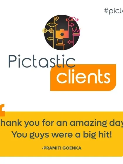 More happy clients. Hearing that "you guys were a big hit" is the best feedback I can receive. I strive to make every event a success.