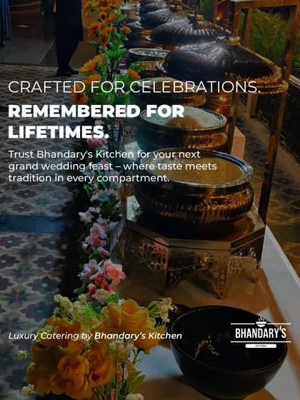 Our food is crafted for celebrations and remembered for lifetimes. This image captures the essence of our luxury catering promise.