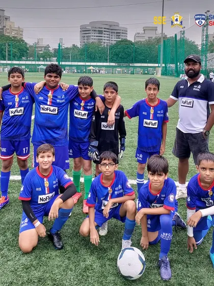 A team photo of one of our U13 squads at the start of the DPDL season. We field multiple teams to ensure all our players get ample match time and experience.