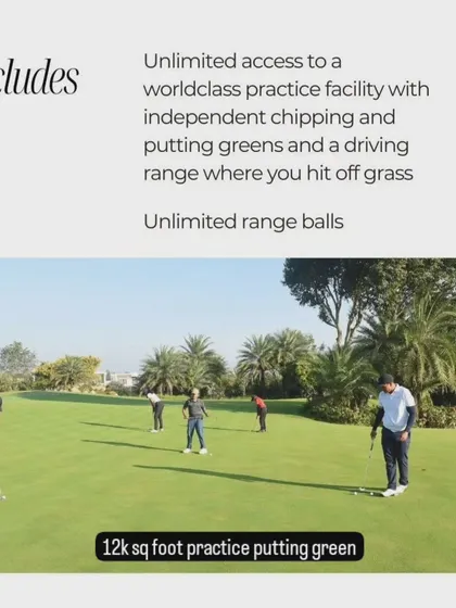 We have partnered with Golfer's Edge Chennai to offer a High-Performance Training Program at our Zion Hills facility. This two-day intensive is tailored for beginners and intermediate golfers over 18.