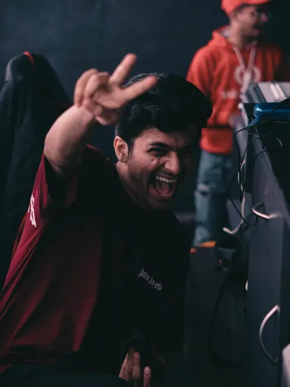 Peace and good vibes from the DJ booth.