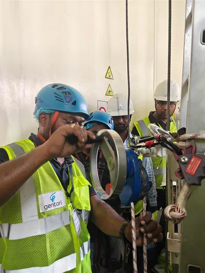 Safety is fundamental to our operations. Our teams undergo rigorous, GWO-certified training in critical areas like work-at-height procedures to ensure every project is executed with the highest standards of safety and precision. This commitment protects our people and guarantees project integrity.