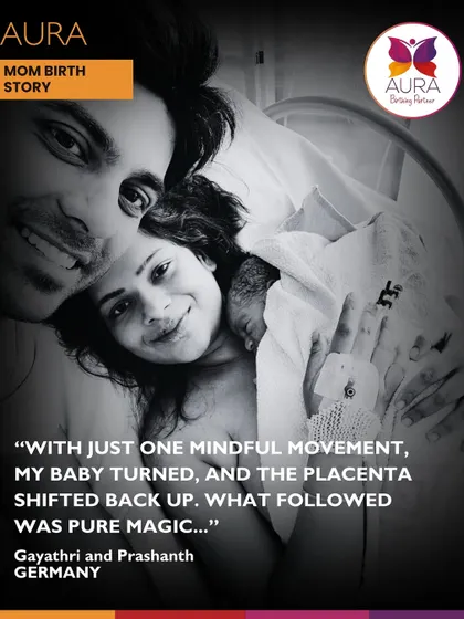 This is the magic we work towards. Gayathri and Prashanth's powerful birth story shows how with the right guidance and trust in your body, incredible things can happen, like a baby turning into the optimal position with just one mindful movement.