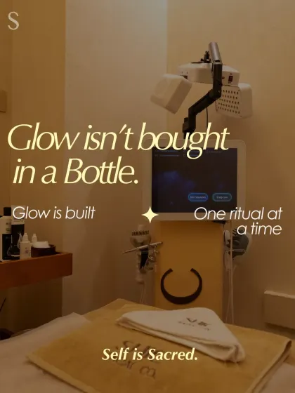 Glow isn't bought in a bottle. It is built one ritual at a time. I provide the space and the science to help you create a glow that is authentic and lasting.