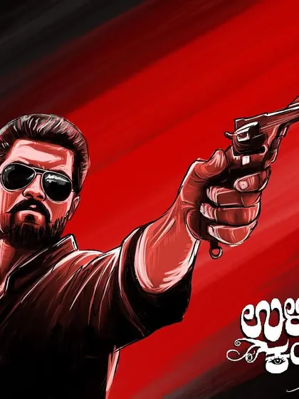A tribute to 10 years of the Kannada movie 'Ulidavaru Kandanthe'. I used a bold red and black palette to capture the intense, raw energy of Rakshit Shetty's character, Richi.