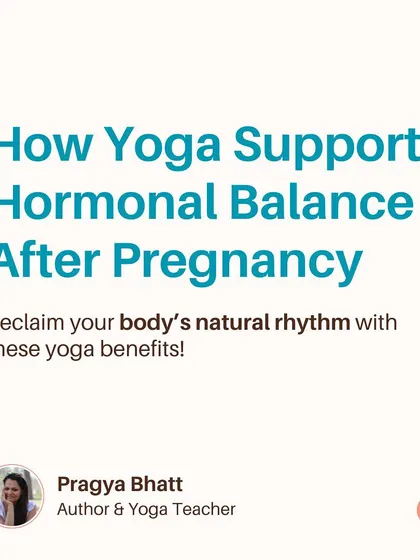 This infographic series explains how yoga supports hormonal balance after pregnancy. By reclaiming your body's natural rhythm through mindful practice, you can navigate the postpartum period with greater ease.