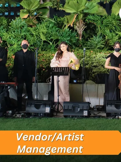 Through my Vendor and Artist Management service, I connect you with and manage the best photographers, musicians, DJs, and other professionals to fit your style and budget.