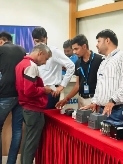 Engaging with partners and showcasing my latest energy solutions at the Elmeasure Retailer Day in Pune.