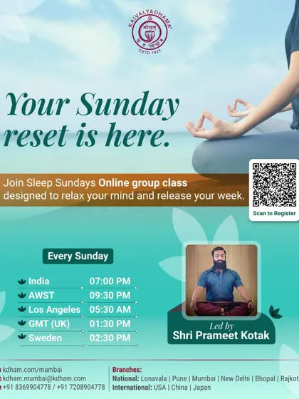 Our "Sleep Sundays" online group class is designed to help you relax your mind and release your week. Join our global community for a weekly ritual of rest to unwind, restore, and sleep deeper.