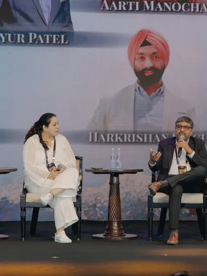 Speaking on stage at ICWF 2024. Sharing my 23 years of experience with the next generation of event planners is a responsibility I take seriously.