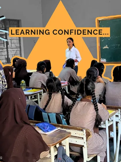 A teacher looks on as her students engage with our music session. We work closely with school staff to ensure our programs complement their educational goals and bring a new dimension of learning to their students.