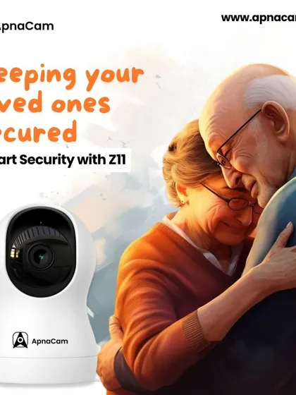 Keeping your loved ones secured is our priority. The Z11 smart security camera is designed to help you protect elderly family members and stay connected.
