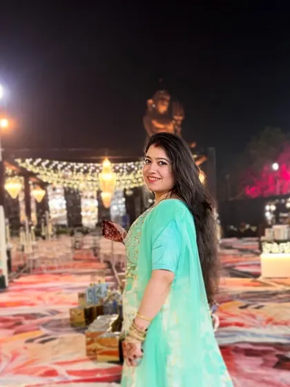 A glance back at the beautiful setup of a wedding event. I draw inspiration from the entire celebration to choreograph dances that fit perfectly.