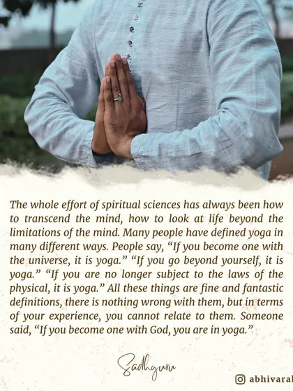 Yoga is a state that you can experience beyond the limitations of your body and mind. While there are many fantastic definitions, the goal of my teaching is to make this an experiential reality for you.