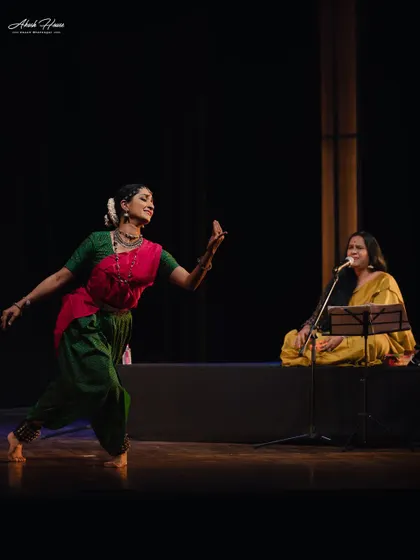 A moment of collaboration from 'Mandala', where my dance responds directly to the emotion in Chandana's voice.