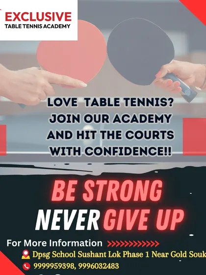 If you love table tennis, join our academy and hit the courts with confidence. We teach you to be strong and never give up.