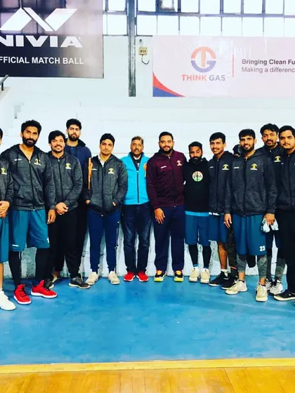 The Central Secretariat team after a decisive victory against Haryana Secretariat, which secured our spot in the semi-finals at Guru Nanak Stadium in Ludhiana. Every game is a step towards the championship.