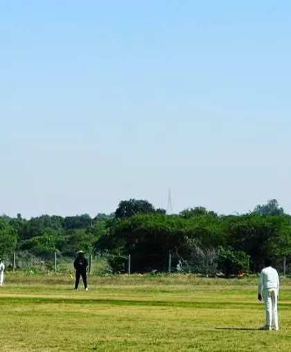 Various action shots from matches played during our 2023 tour of Chitradurga.