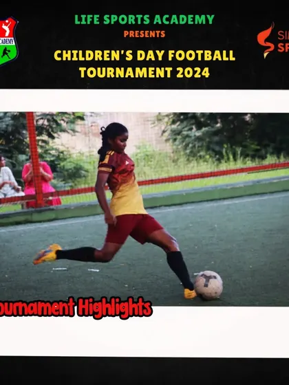 A powerful kick during the tournament. We love seeing the passion and skill on display when young athletes are given the chance to compete.