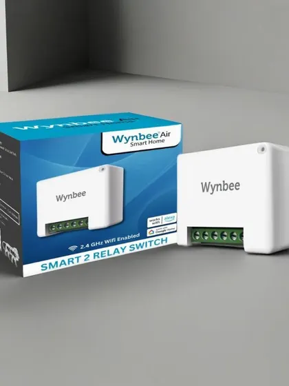 This is the Wynbee Air Smart 2 Relay Switch, the device that powers your home's transformation. Its compact design and powerful WiFi-enabled features are engineered for seamless integration and reliable performance.
