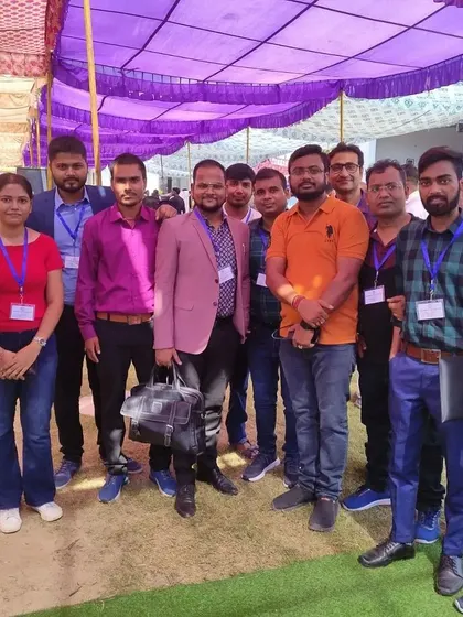 With fellow alumni at the JNV meet in Delhi. Reconnecting with peers from diverse fields reinforces the power of a strong, supportive network built on shared experience.