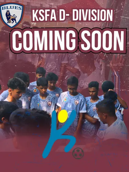"Coming Soon." A teaser poster for the upcoming KSFA D-Division season.