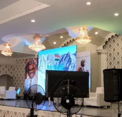 A formal setup for the "Kargil War" book launch, showing my versatility for handling serious corporate and formal events.