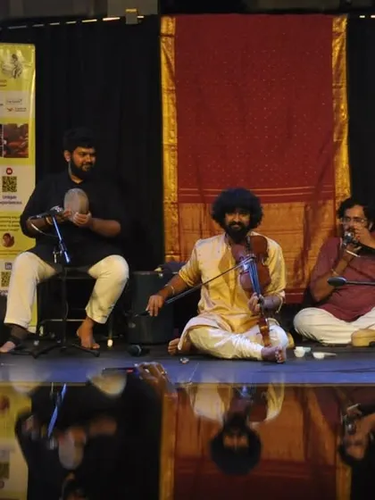 A stunning on-stage performance by a group of talented artists at our third-anniversary event. We believe in exposing children to high-quality live music.