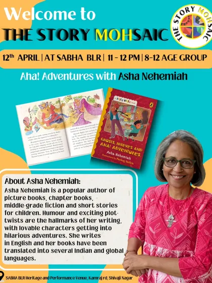 Popular author Asha Nehemiah brought her signature humor and exciting plot twists to our event. She is known for her hilarious adventures and lovable characters.