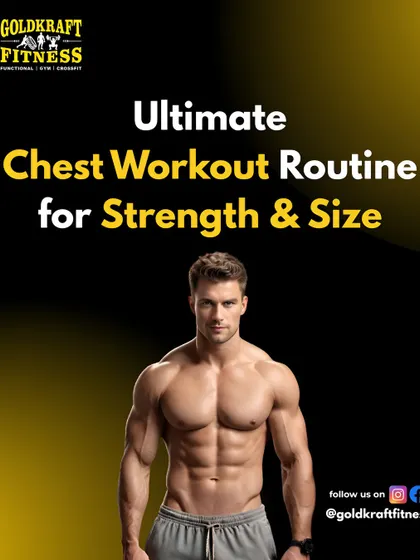 This is the ultimate chest workout routine for building both strength and size. Follow these exercises to develop a powerful and well-defined chest.