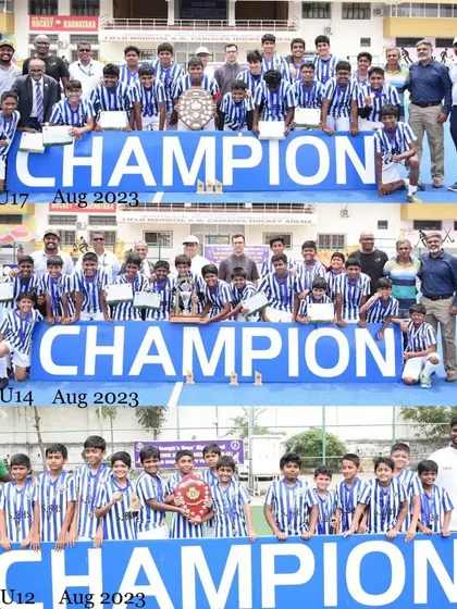 This is what we build. Our St. Joseph's Boys' High School teams, U-17, U-14, and U-12, sweeping the championships. We train players at every age group to compete and win.