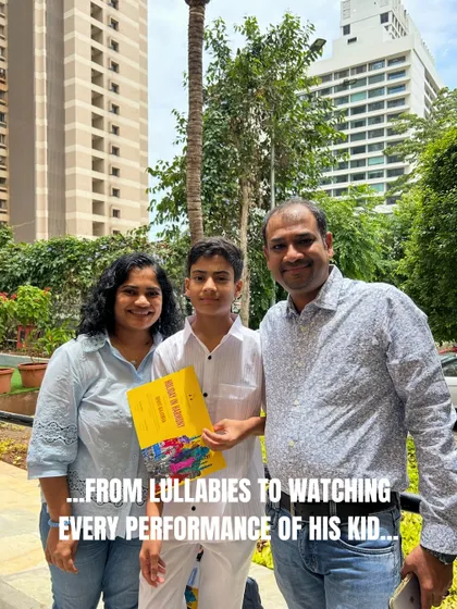 A father's pride shines through as he talks about his son's performance. We celebrate the dads who support their children's musical journeys, from attending sound checks to cheering the loudest at every show.