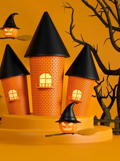 A duplicate of the fun Halloween background set.