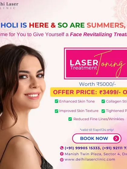 Our Laser Toning treatment is perfect for tackling dull skin, hyperpigmentation, and uneven tone, especially during the summer. We use a USFDA-approved Q-switch laser to boost collagen and reveal smoother, more radiant skin.