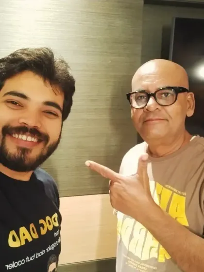 A wonderful moment with the legendary bassist Keith Peters sir. Hearing his stories about recording for A.R. Rahman's iconic film scores was incredibly inspiring and a lesson in musical history.