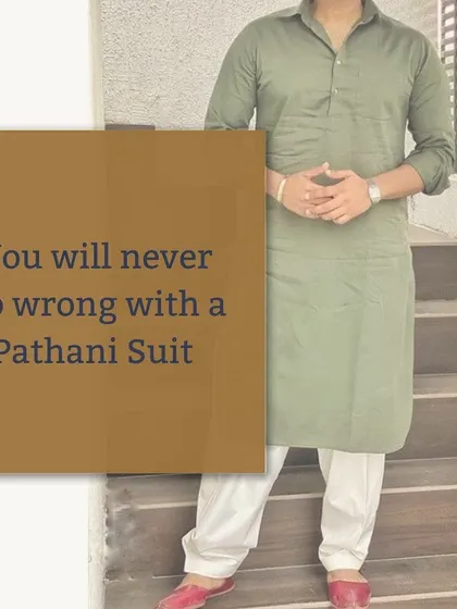 The Pathani suit is a staple in men's ethnic wear for a reason. It offers a look that is both traditionally grounded and effortlessly stylish.